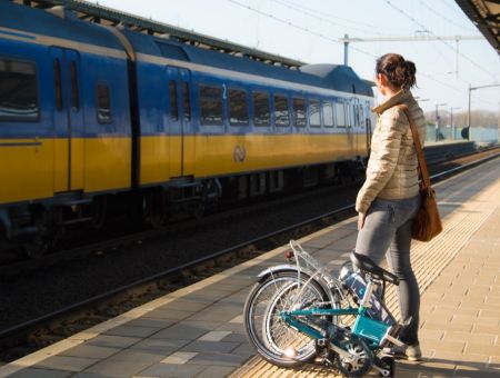 Opvouwbare e-bike om mee te nemen op reis